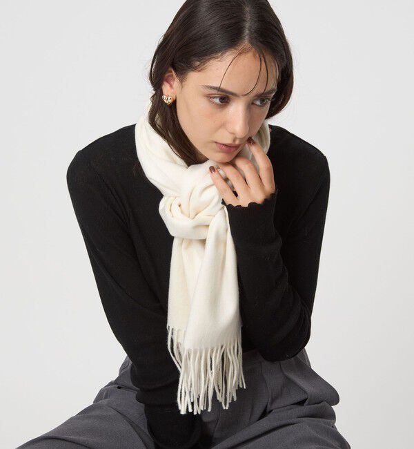 UNITED ARROWS green label relaxing「ウール 無地 マフラー / ストール」|ストール|