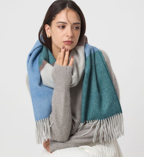 UNITED ARROWS green label relaxing「ウール 柄 ストール」|ストール|