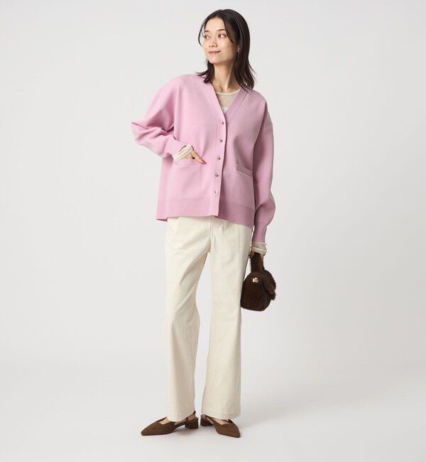 UNITED ARROWS green label relaxing「W/AC パフニット カーディガン ウォッシャブル」|カーディガン|