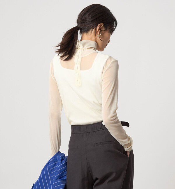 UNITED ARROWS green label relaxing「チュール 2WAY プルオーバー」|Tシャツ・カットソー|