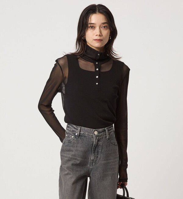 UNITED ARROWS green label relaxing「チュール 2WAY プルオーバー」|Tシャツ・カットソー|