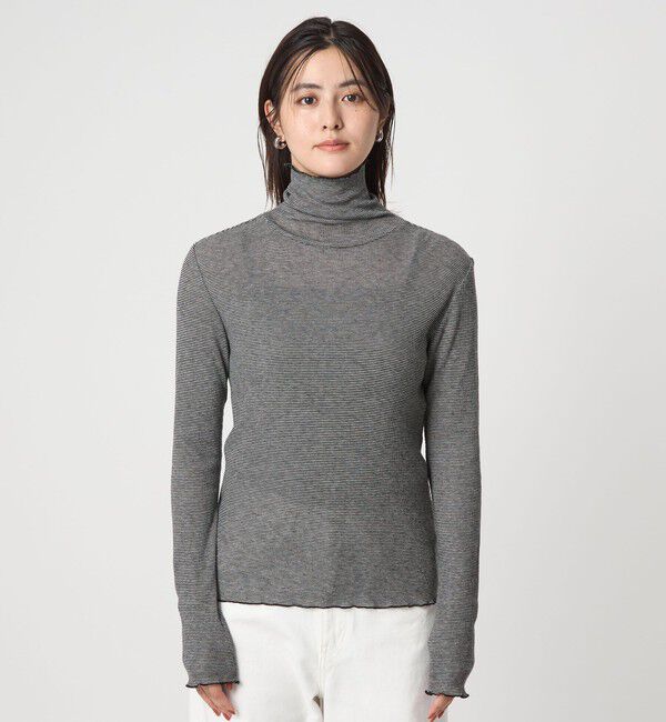 UNITED ARROWS green label relaxing「テレコ タートルネック プルオーバー」|Tシャツ・カットソー|