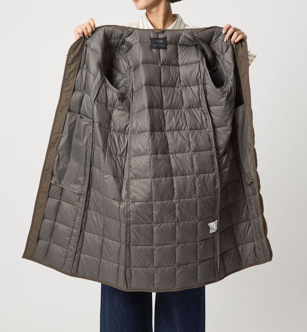 UNITED ARROWS green label relaxing「【別注】＜TAION＞ボタン ロング ダウン」|ダウン|