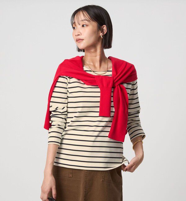 UNITED ARROWS green label relaxing「ブライト ボーダー ロングスリーブ カットソー」|Tシャツ・カットソー|