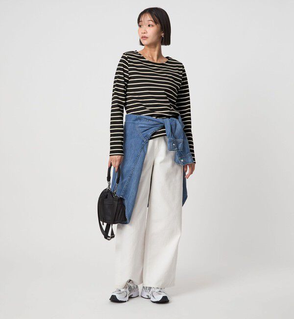 UNITED ARROWS green label relaxing「ブライト ボーダー ロングスリーブ カットソー」|Tシャツ・カットソー|