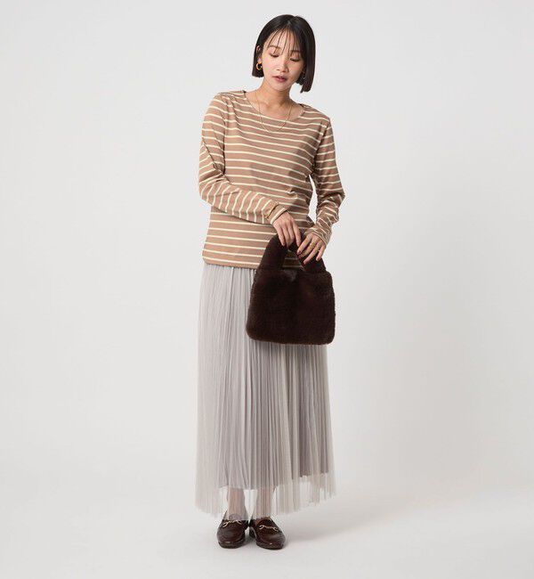 UNITED ARROWS green label relaxing「ブライト ボーダー ロングスリーブ カットソー」|Tシャツ・カットソー|