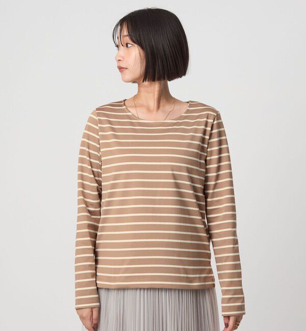 UNITED ARROWS green label relaxing「ブライト ボーダー ロングスリーブ カットソー」|Tシャツ・カットソー|