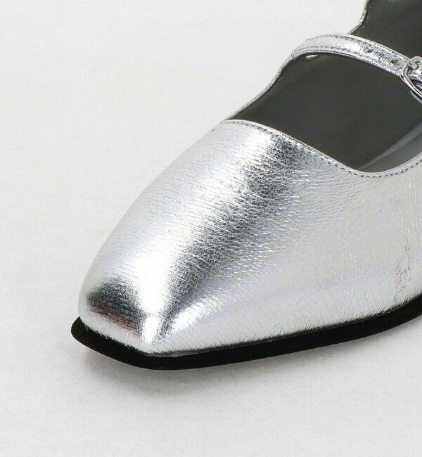 UNITED ARROWS green label relaxing「スクエア ダブルストラップ フラットシューズ」|ローファー|