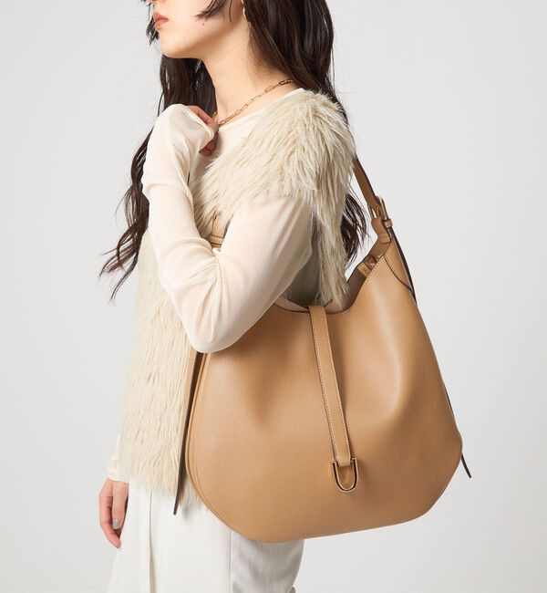 UNITED ARROWS green label relaxing「ワンハンドル メタルベルト ショルダーバッグ」|ショルダー・メッセンジャー|