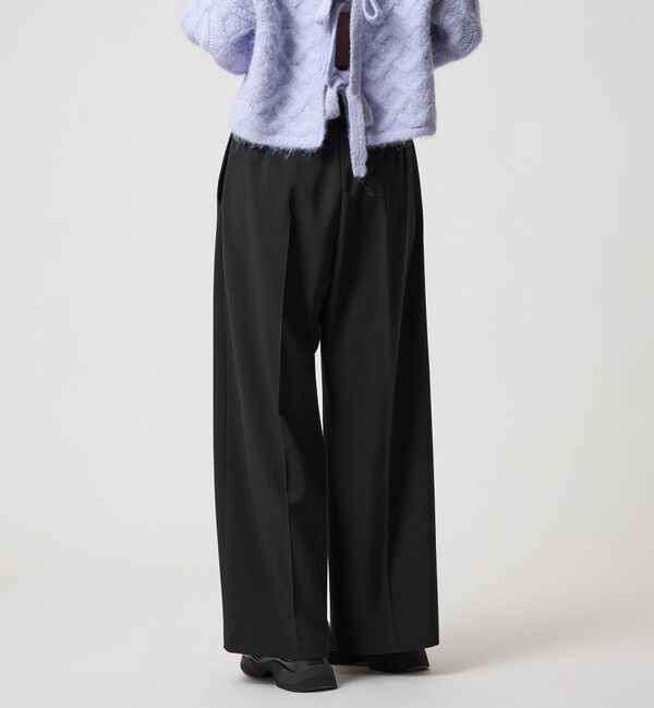 EMMEL REFINES「＜EMMEL REFINES＞EM ハイウエスト ワイドパンツ」|チノ|