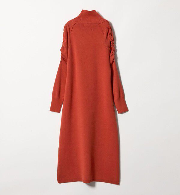 EMMEL REFINES「＜EMMEL REFINES＞EM ギャザーパフスリーブ タートルニット ワンピース」|ワンピース|