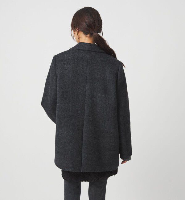 EMMEL REFINES「＜EMMEL REFINES＞EM シャギー ボンディング ジャケット」|テーラードジャケット|