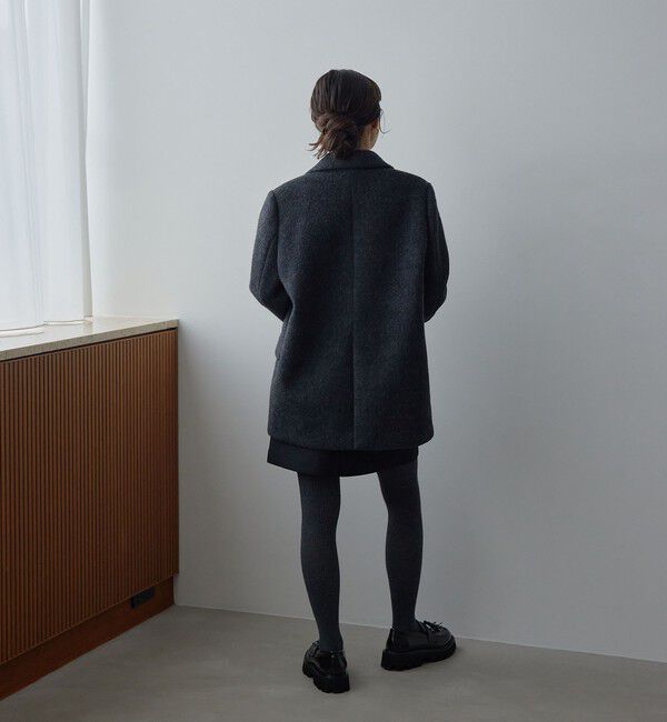 EMMEL REFINES「＜EMMEL REFINES＞EM シャギー ボンディング ジャケット」|テーラードジャケット|