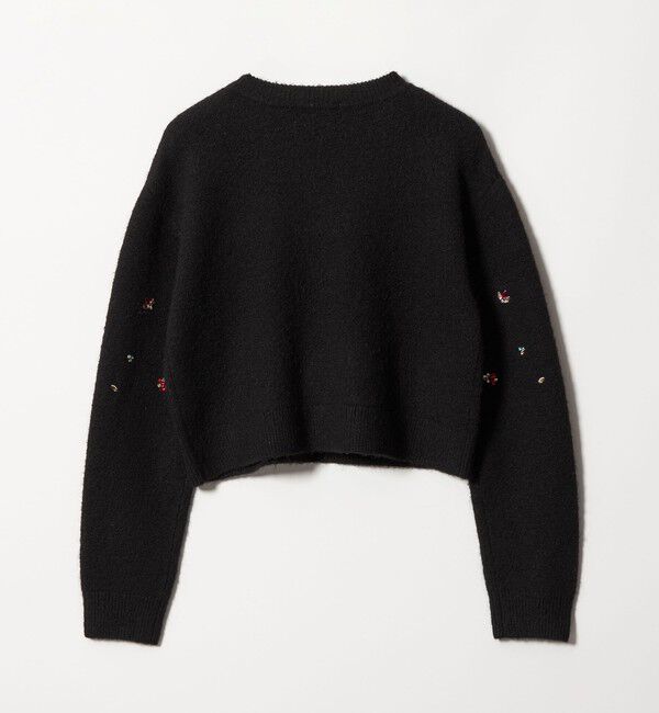 EMMEL REFINES「＜EMMEL REFINES＞EM HW フラッフィー ビジュー ニット プルオーバー」|ニット・セーター|