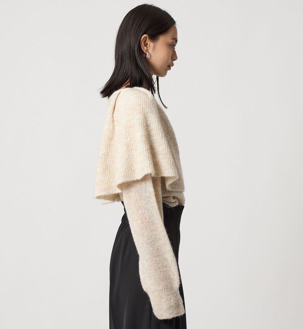 EMMEL REFINES「＜EMMEL REFINES＞EM ケープエリ ニット プルオーバー」|ニット・セーター|