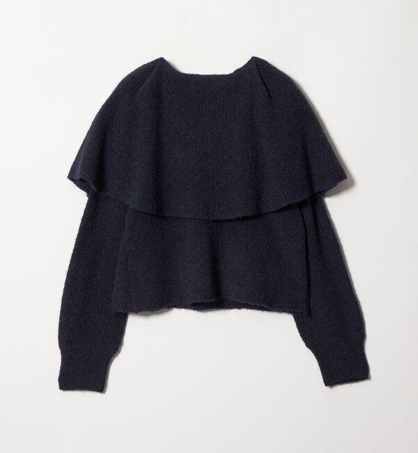 EMMEL REFINES「＜EMMEL REFINES＞EM ケープエリ ニット プルオーバー」|ニット・セーター|