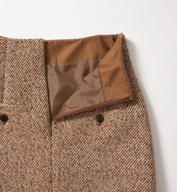 EMMEL REFINES「＜EMMEL REFINES＞EM ツィードライク ボンディング ミニスカート」|スカート|