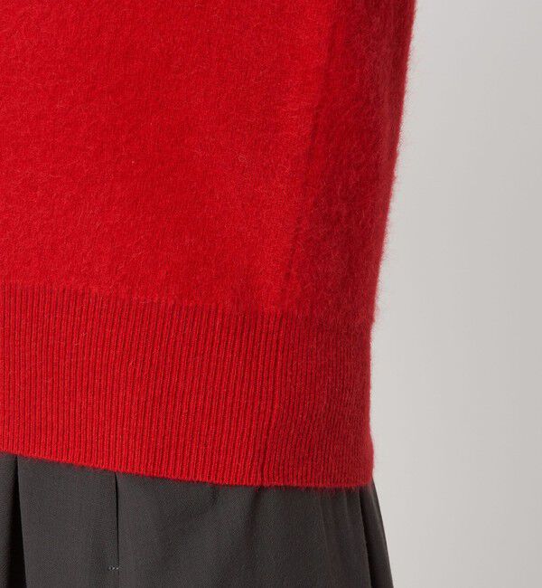 UNITED ARROWS green label relaxing「FOXブレンド ハーフスリーブ プルオーバー ニット」|ニット・セーター|