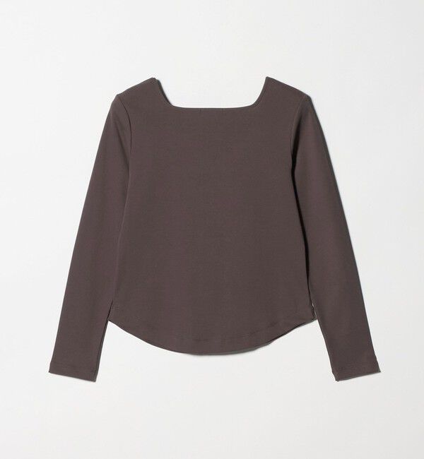 UNITED ARROWS green label relaxing「デコルテ フライス ロングスリーブ プルオーバー」|Tシャツ・カットソー|