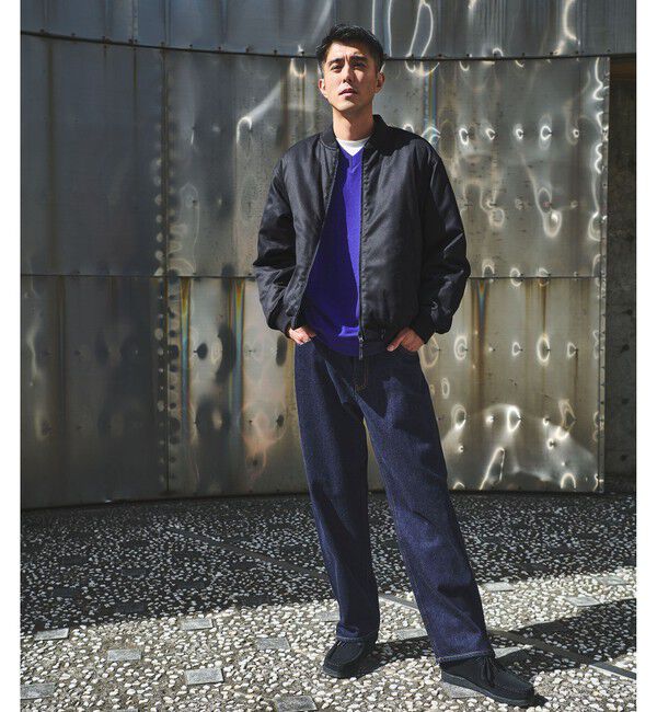 UNITED ARROWS green label relaxing「デニム ワイド テーパード W3 デニムパンツ」|デニム|