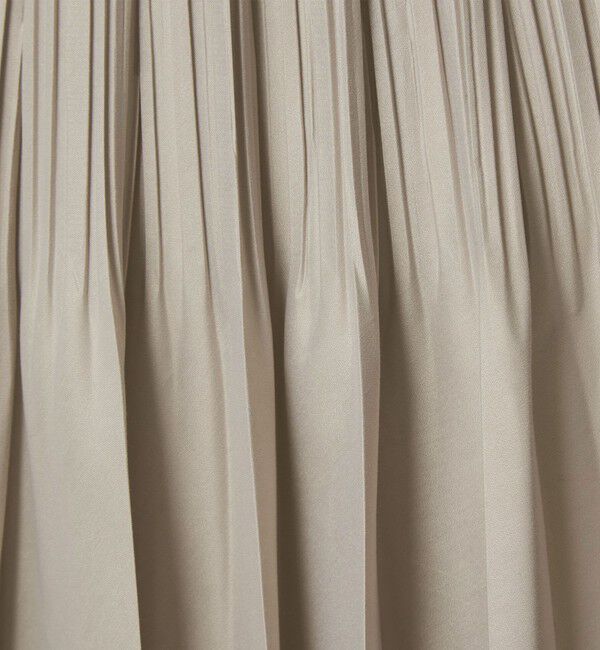 UNITED ARROWS green label relaxing「シアー プリーツ スカート」|フレア|