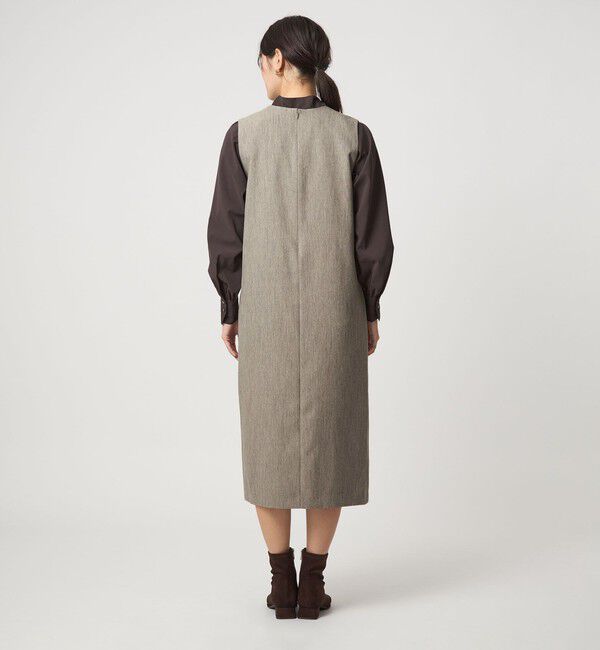 UNITED ARROWS green label relaxing「［size SHORTあり］ウールライク ジャンパースカート」|ジャンパースカート|