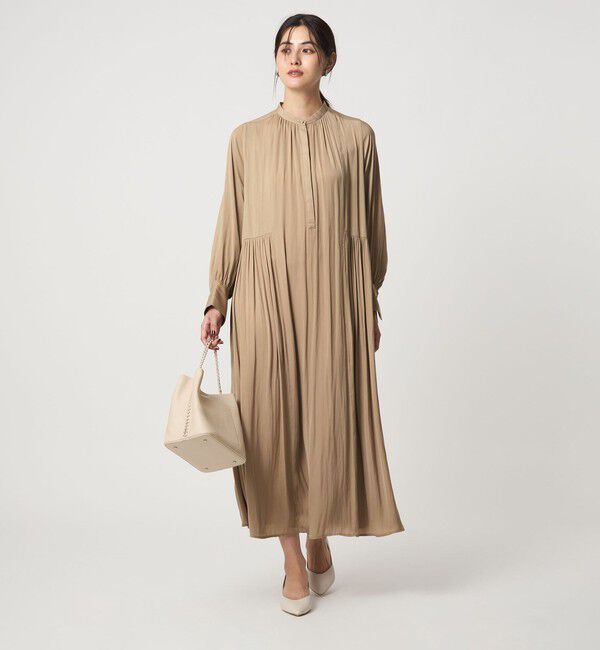 UNITED ARROWS green label relaxing「キリカエ ギャザー ワンピース 3」|ドレス|