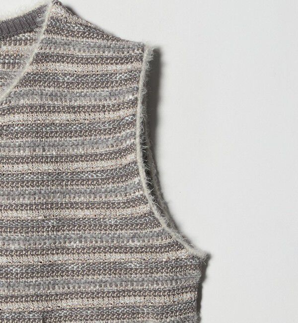 UNITED ARROWS green label relaxing「ミックスツイードライク ニット ジレ ベスト」|ベスト・ジレ|