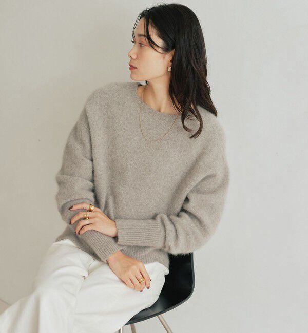 UNITED ARROWS green label relaxing「【結論シリーズ】ふれてヘアリーニット」|ニット・セーター|