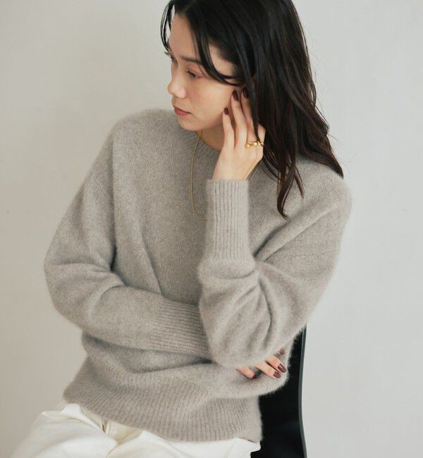 UNITED ARROWS green label relaxing「【結論シリーズ】ふれてヘアリーニット」|ニット・セーター|