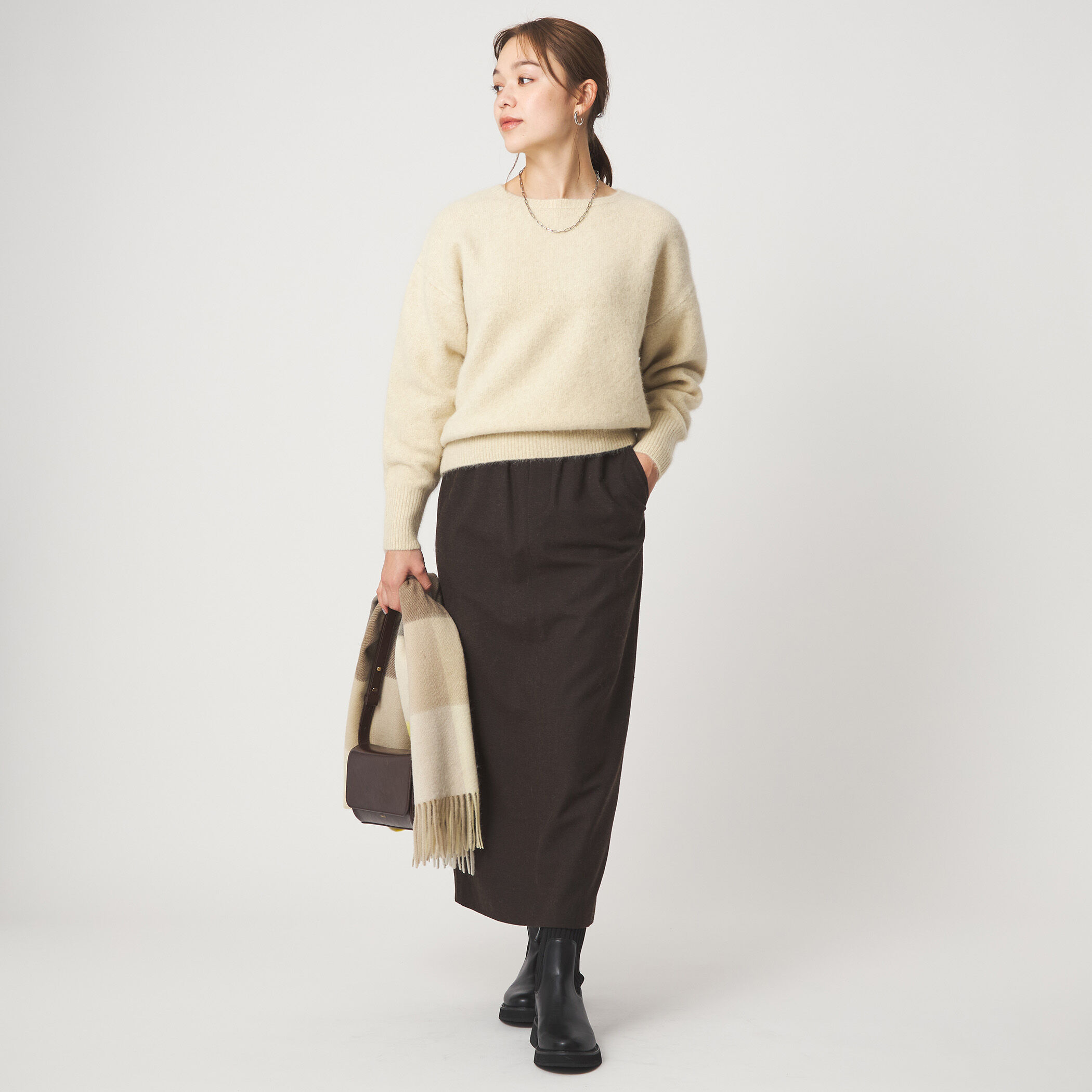 UNITED ARROWS green label relaxing「【結論シリーズ】ふれてヘアリーニット」|ニット・セーター|