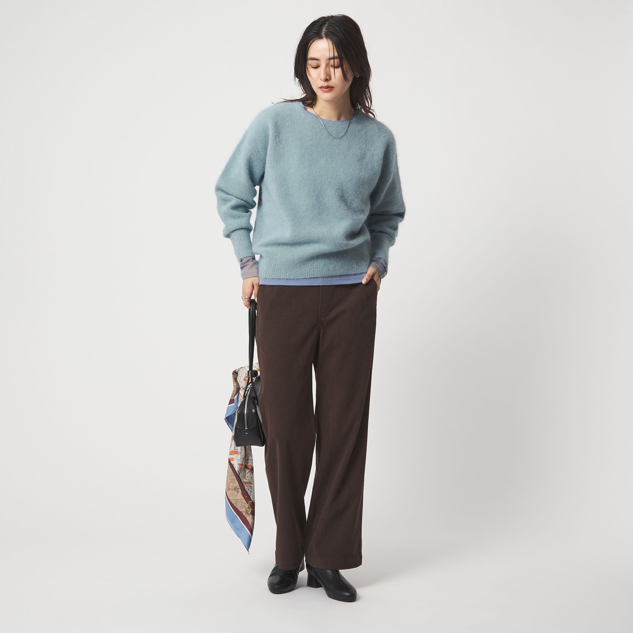 UNITED ARROWS green label relaxing「【結論シリーズ】ふれてヘアリーニット」|ニット・セーター|