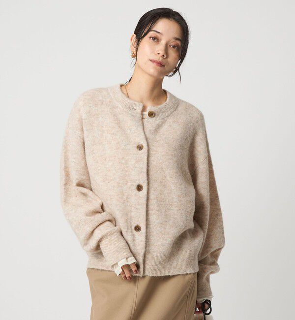 UNITED ARROWS green label relaxing「アルパカブレンド クルーネック カーディガン」|カーディガン|