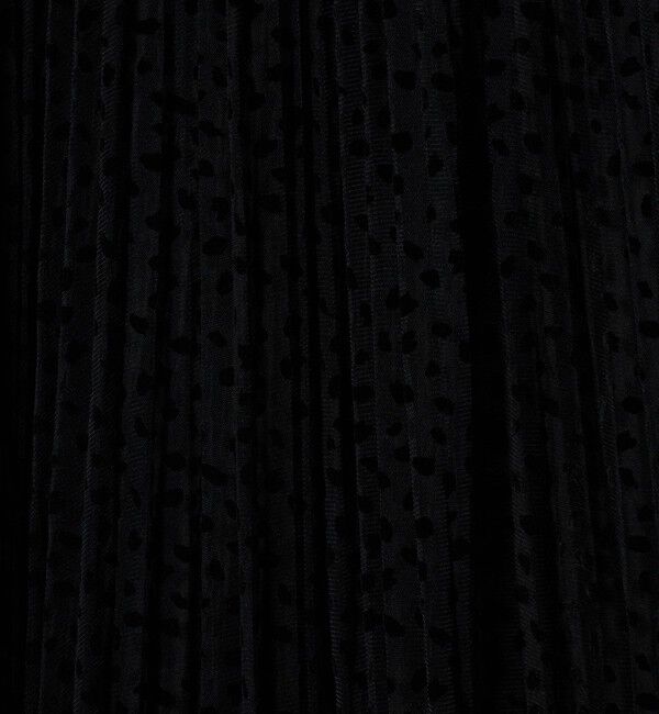 UNITED ARROWS green label relaxing「［size SHORT/TALLあり］2WAY チュール プリント プリーツ スカート」|フレア|