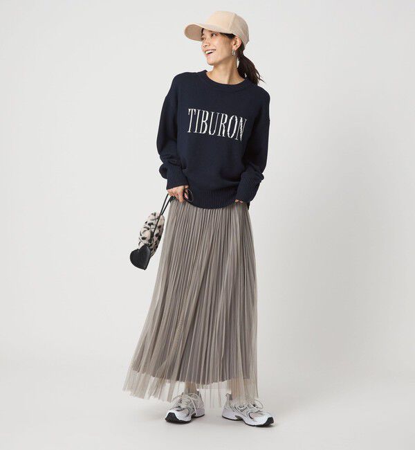 UNITED ARROWS green label relaxing「ロゴ ニット プルオーバー ウォッシャブル」|ニット・セーター|