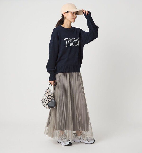 UNITED ARROWS green label relaxing「ロゴ ニット プルオーバー ウォッシャブル」|ニット・セーター|