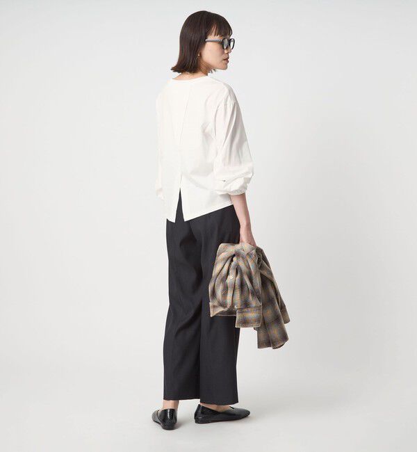 UNITED ARROWS green label relaxing「パフギャザー ロングスリーブ プルオーバー カットソー」|Tシャツ・カットソー|