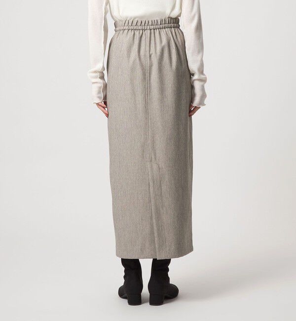 UNITED ARROWS green label relaxing「［size SHORTあり］ツイードライク スカート マシンウォッシャブル 帯電防止」|タイト|