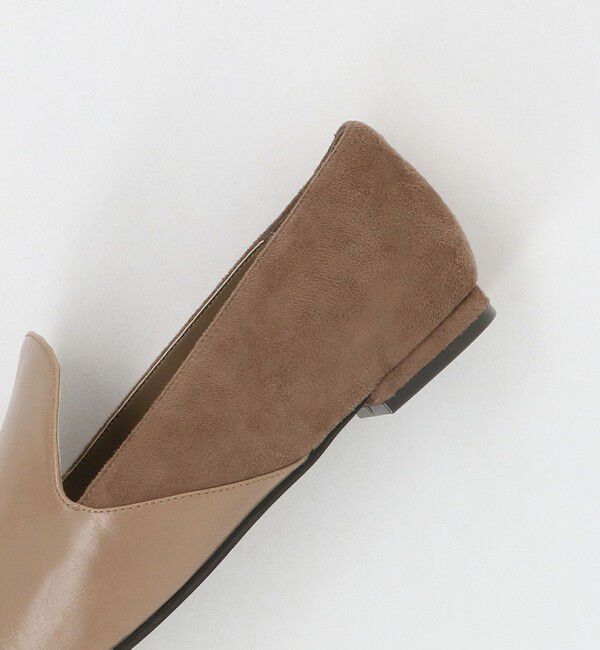 UNITED ARROWS green label relaxing「スクエアオペラ フラットシューズ 撥水」|ローファー|