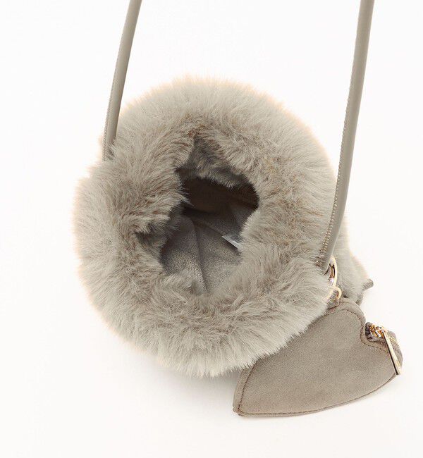 UNITED ARROWS green label relaxing「ファーショルダーバッグ ハートチャーム付き」|ショルダー・メッセンジャー|