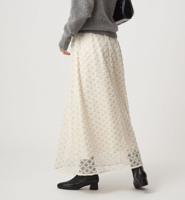 UNITED ARROWS green label relaxing「シアー シシュウ フレア スカート」|フレア|