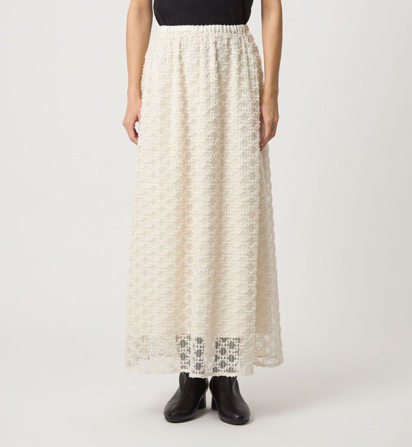 UNITED ARROWS green label relaxing「シアー シシュウ フレア スカート」|フレア|