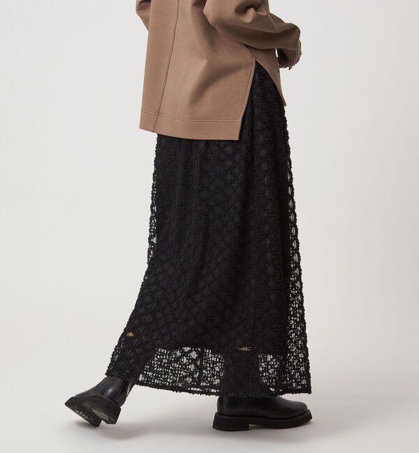 UNITED ARROWS green label relaxing「シアー シシュウ フレア スカート」|フレア|