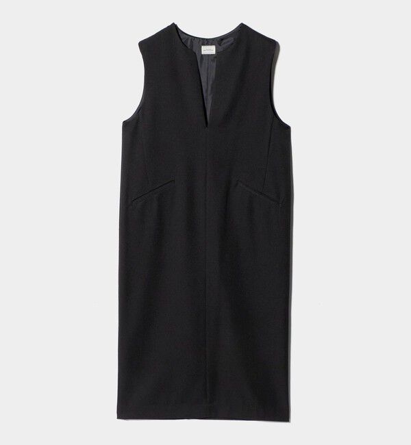 UNITED ARROWS green label relaxing「［size SHORTあり］キーネック ジャンパースカート」|ジャンパースカート|