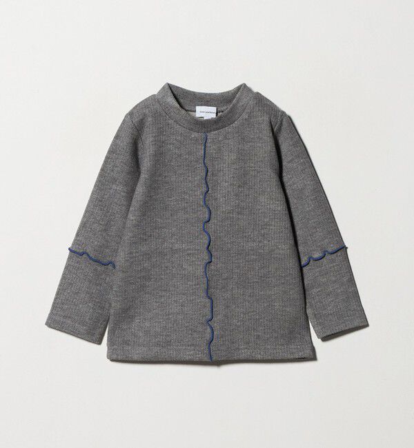 UNITED ARROWS green label relaxing「配色メロー起毛 テレコトップス / キッズ  100cm-160cm」|Tシャツ・カットソー|