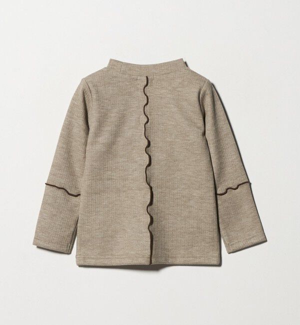 UNITED ARROWS green label relaxing「配色メロー起毛 テレコトップス / キッズ  100cm-160cm」|Tシャツ・カットソー|