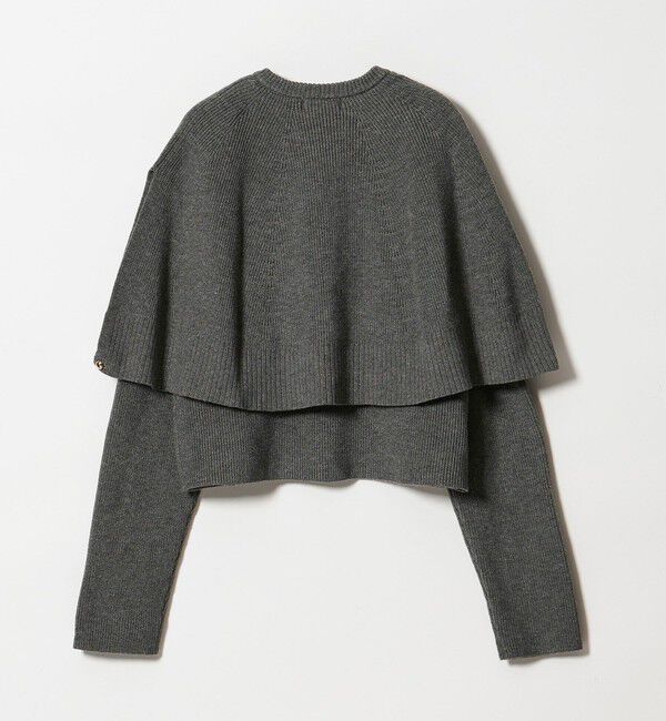 EMMEL REFINES「＜EMMEL REFINES＞EM HW ケープボタン 3WAY ニット」|ニット・セーター|