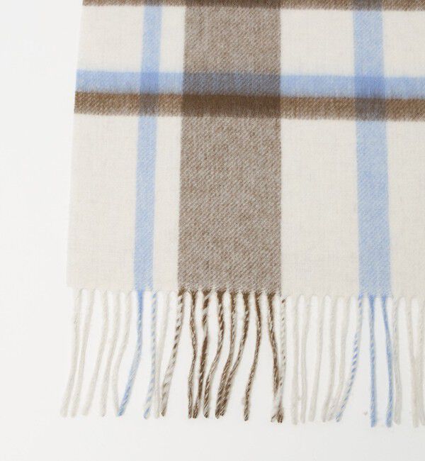 UNITED ARROWS green label relaxing「ウールリバーシブル チェックマフラー」|ストール|