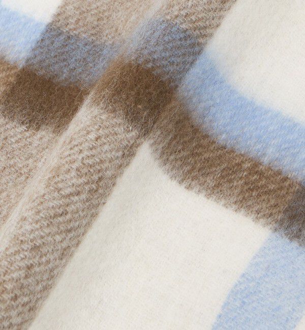 UNITED ARROWS green label relaxing「ウールリバーシブル チェックマフラー」|ストール|