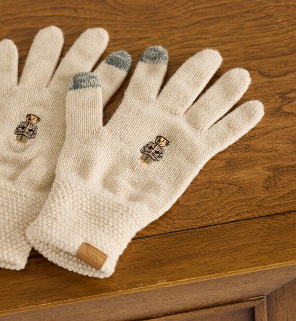 UNITED ARROWS green label relaxing「【別注】＜INFIELDER DESIGN＞ベアー グローブ 手袋  タッチパネル対応」|手袋|
